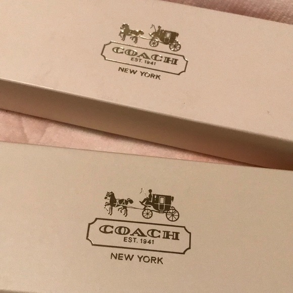 Blue and gold Coach watch. - Picture 5 of 5